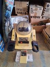 Vintage 1980s Tomy "Omnibot Robot" w/ Remote Control/Battery Charger,Org. Battry