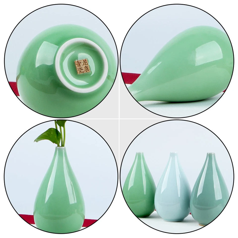  Blumen Vase Blumenvase Schmal Einfacher Stilvase Blumenanordnung - Bild 4 von 4