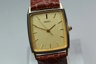 Vintage 2000 [MINT] New Batt SEIKO 5P31-5E10 Gold 27mm Men's Qz Watch From JAPAN