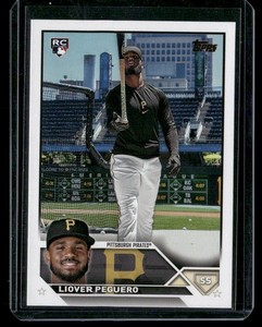 2023 Topps #238 Liover Peguero Golden Mirror Image Variation SSP