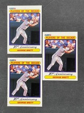 1990 Fleer George Brett Card #621 (3 card lot)