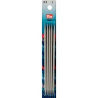 Strumpfstricknadeln Grau Nadelspiele Alu Aluminium Nadelspiel Lang Prym 191364