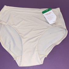 WARNERS NUDE HI-CUT BRIEF PANTIES / Large / 7