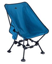 iClimb Two-Heights Light Compact Comfortable Camping Folding Beach Chair with...