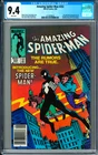 Amazing Spider-Man #252 (CGC 9.4) Newsstand, White Pages, 1st Black Suit Spidey