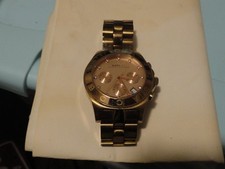 MARC by MARC JACOBS COPPER WATCH MBM 3102 as is