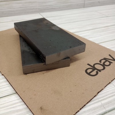 1/2'' x 3'' Steel Flat Bar x 6'' Length, Hot Rolled Steel Carbon Stock X2 Pieces 