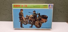 (Missing Parts)Italeri 315 BMW R75 Motorcycle and Sidecar Plastic Kit 1/35 Scale