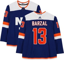 Mathew Barzal New York Islanders Signed Blue Alternate Adidas Authentic Jersey
