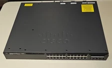 Cisco Catalyst WS-C3650-24PS Ethernet PoE+ 4x1G Uplink Switch NEW