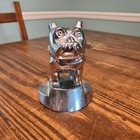 Vtg. Mack Truck Chrome Bulldog Hood Ornament With Base Patent Reg 87931  14mf45 — photo 1