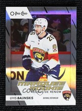 2023-24 O-Pee-Chee Marquee Rookie Rainbow 49/350 Uvis Balinskis #595 0h7