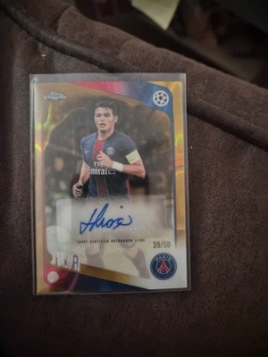THIAGO SILVA-Autogram-Gold Lava-50-2025/26 TOPPS CHROME UEFA CLUB COMPETITIONS 