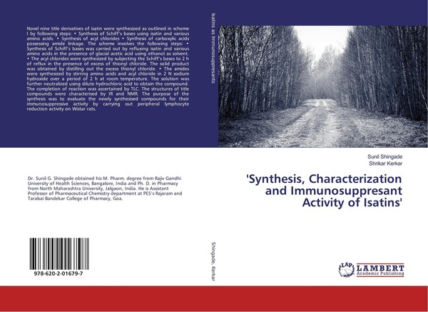 'Synthesis, Characterization And Immunosuppresant Activity Of Isatins' Sunil Shi-image