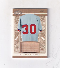 2025 CLIFF FLOYD LEAF LUMBER GU BAT RELIC 23/45 MONTREAL EXPOS/ NEW YORK METS