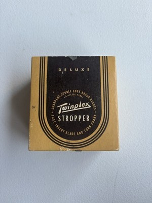 Vintage Twinplex Razor Blade Stropper Classic Gillette Sharpener - RARE w/ Box