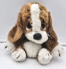Vintage Sad Sam Baby Plush Toy Dog 1980 by Applause. 8"