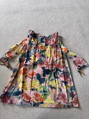 NANOS multicoloured corduroy ribbed dress sz 10 years UK