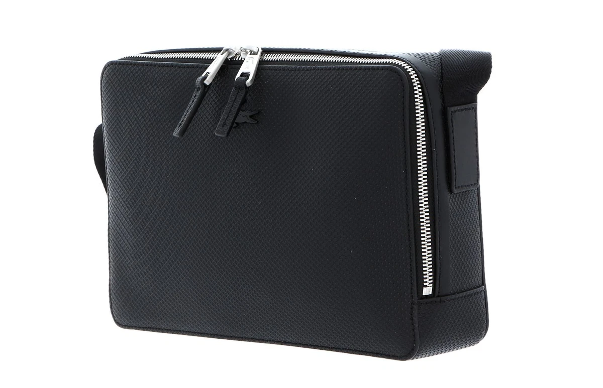 LACOSTE sac bandouli re Chantaco Reporter Bag Noir