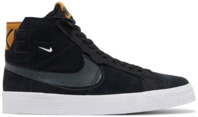 靴 NikeSBxSupreme Blazer Mid Black27.5 Nike Zoom Blazer Premium SB Mid Black Patchwork for Sale