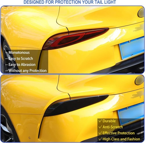 ABS Blackend TailLight Cover Lampshade Casing For Toyota Supra A90 MK5 2019-2022 - Picture 5 of 6