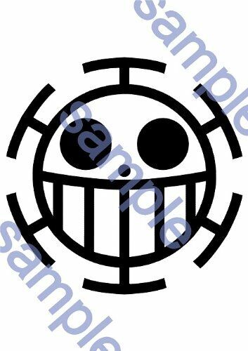 One Piece Trafalgar Law Tattoo Seal Sticker Body 4 Sheets Set Cosplay Japan New - Picture 8 of 13