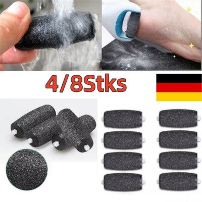 4-8x Ersatzrollen-Kopfe-Grob für Scholl Velvet Smooth Pediküre/Hornhautentferner