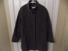 Basler Grey Classic Wool Ladies Size 44 Made in Germany Coat