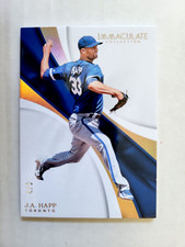 2017 Immaculate Collection Gold 91 J.A. Happ #’d 4/5 Blue Jays