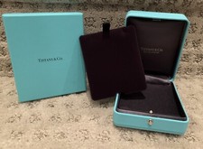 New Tiffany Co. Stamped NECKLACE/BRACELET/BROOCH CASE with Box