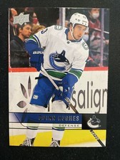 21-22 UD Extended Series Hockey Tribute Retro T-69 Quinn Hughes