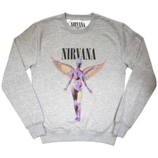 Nirvana - In Utero - Grey Crew Sweatshirt