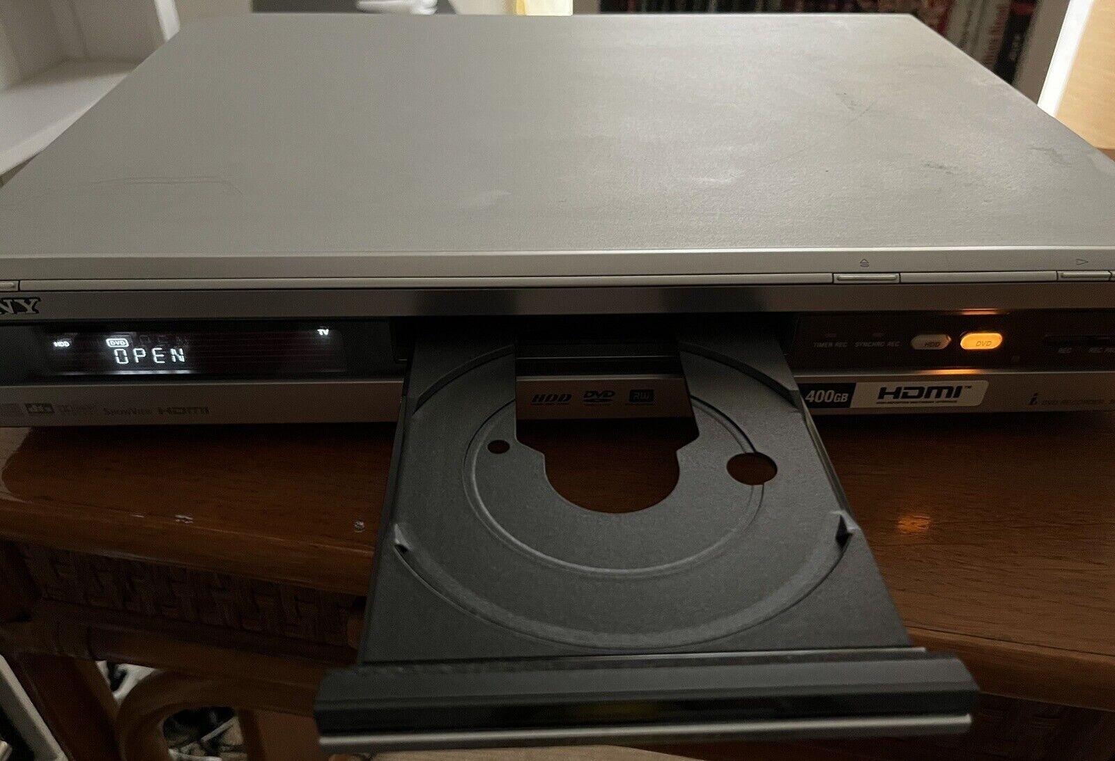 SONY RDR HX1010 DVD FESTPLATTENRECORDER 400 GB HDD DVI SVIDEO AV + FB