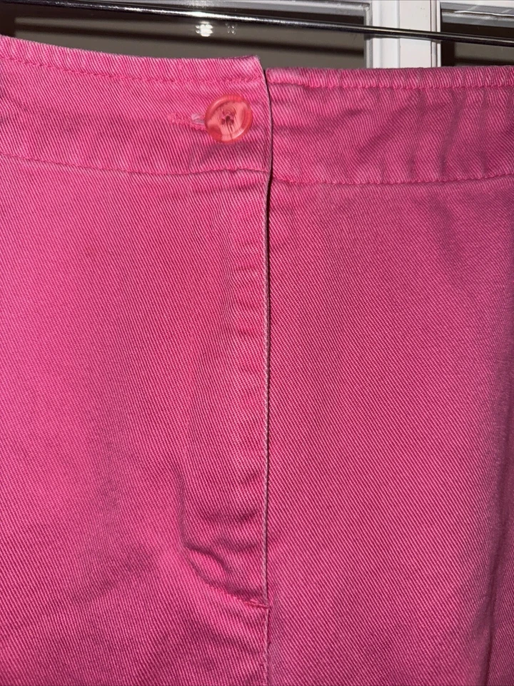 Susan Bristol Womens Pink Solid Denim Jean Pants Y2K 18W - Image 3 of 4
