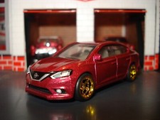 2016 Nissan Sentra Custom Edition Red164 Mb Custom 5 Spoke Wheels And Tires