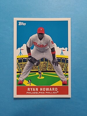 RYAN HOWARD 2007 TOPPS FLASHBACK FRIDAYS BASEBALL CARD # FF1 H4397