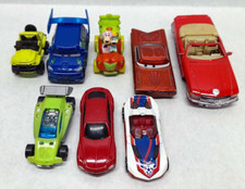 Toy Car Lot of 8 - Hot Wheels, Disney Cars, Maisto, McToy, Matchbox 