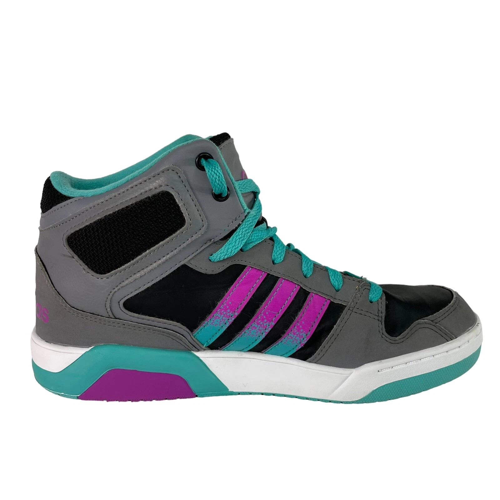 Adidas BB9TIS Mid K Retro Mid Top Sneaker Giovani Scarpe Bambini 6.5 Grigio Arcobaleno