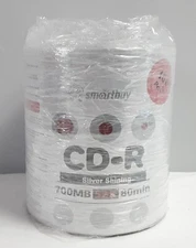 New, 100 Pack of 52X SMARTBUY CD-R 700MB/80Min