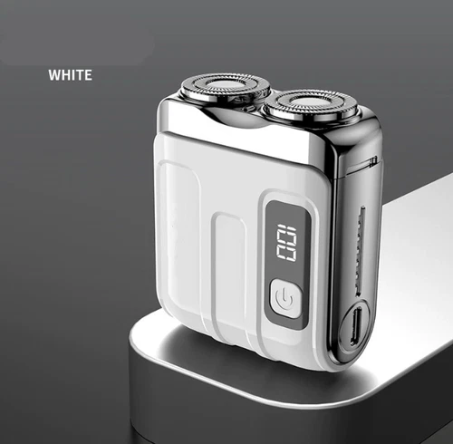 Portable Rotary Dual Ring Electric Shaver,Waterproof Mini Display Beard Shaver - Bild 23 von 38