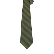 Robert Talbott Green Floral Silk Necktie Made In USA Handmade Designer Necktie