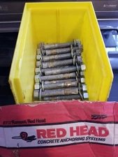 1/2" x 3-3/4" ITW Ramset Red Head Wedge Expansion Anchors - 22pcs