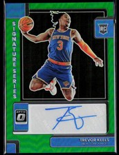 2022-23 Donruss Optic #SS-TVK Trevor Keels Signature Series Green