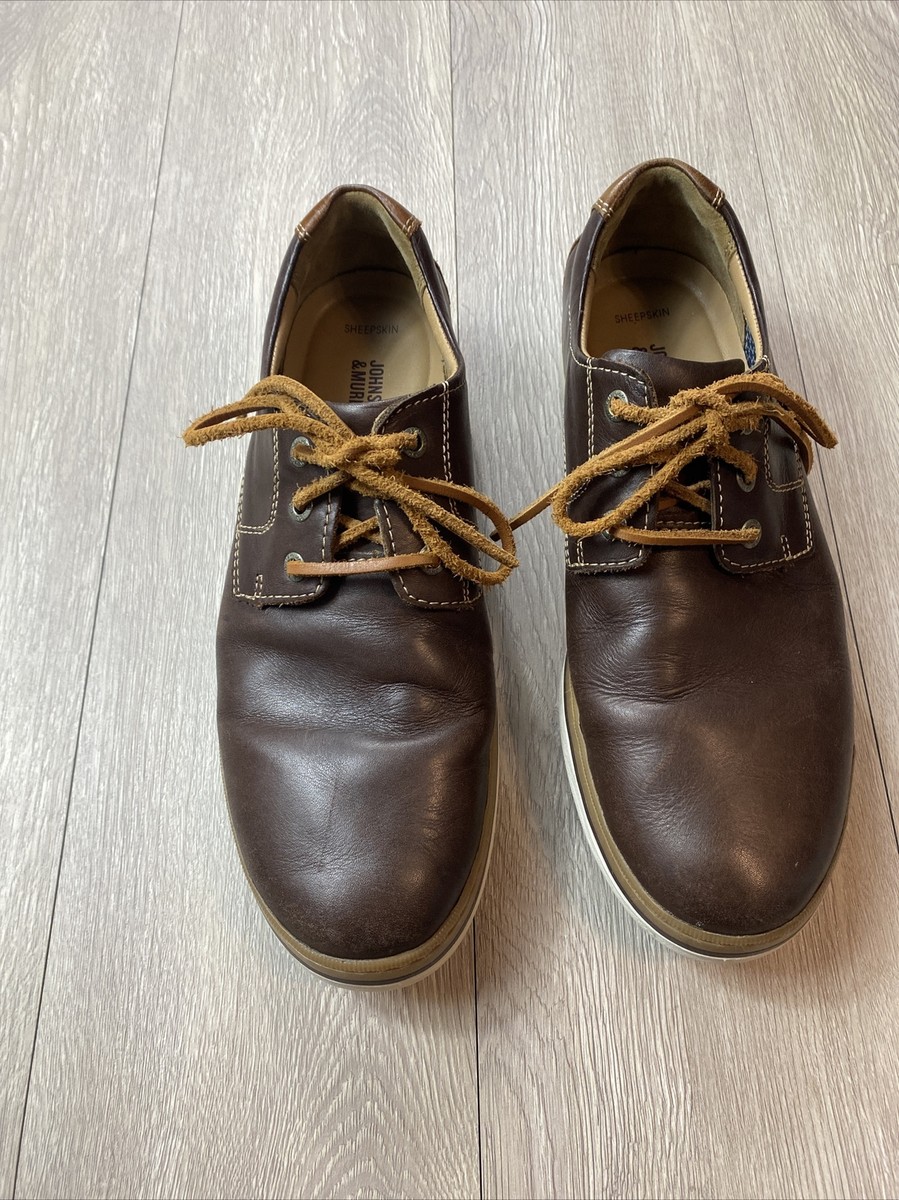 Johnston & Murphy Brown Leather Lace Up Shoe Men Size  display picture 2