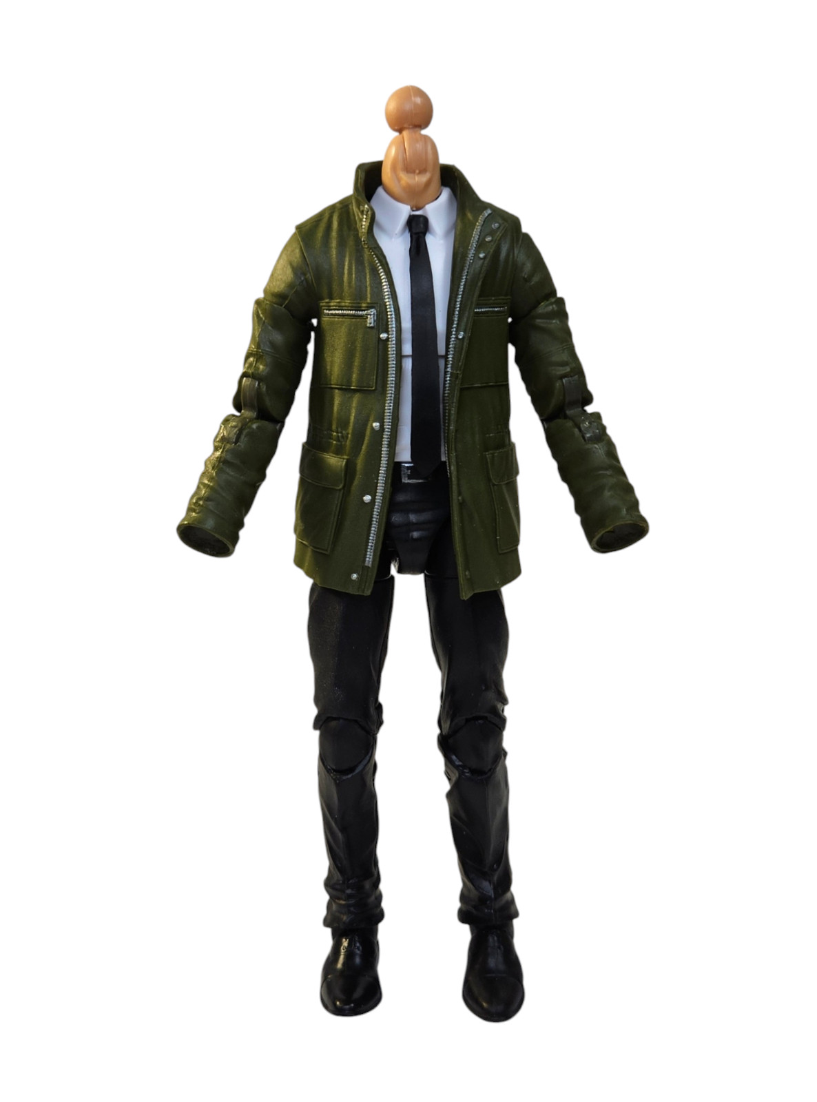MARVEL LEGENDS CIVILIAN BODY PART ONLY KITBASH CUSTOM FIGURE AGENT JIMMY WOO