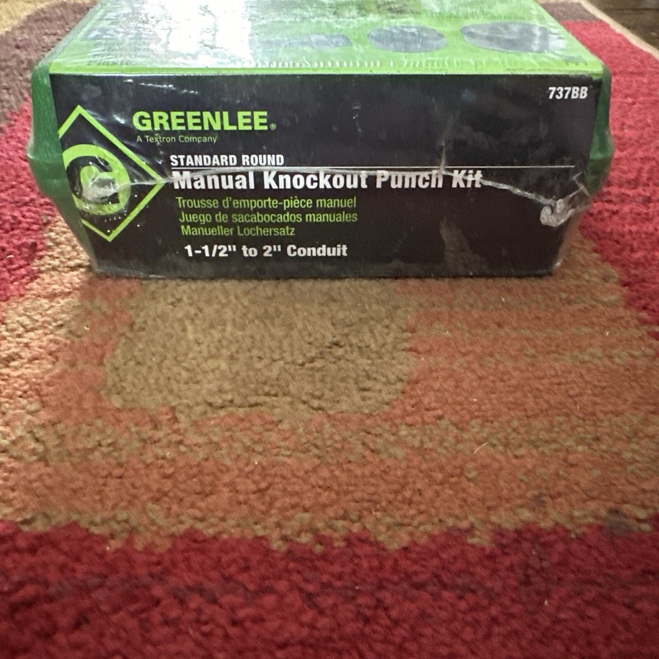 Greenlee 737BB Knockout Punch Set 783310199748 eBay