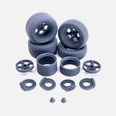 1/24 Resin 15 inch Torq Thrust D Wheels, BFGoodrich Radial T/A Tires, and Brakes