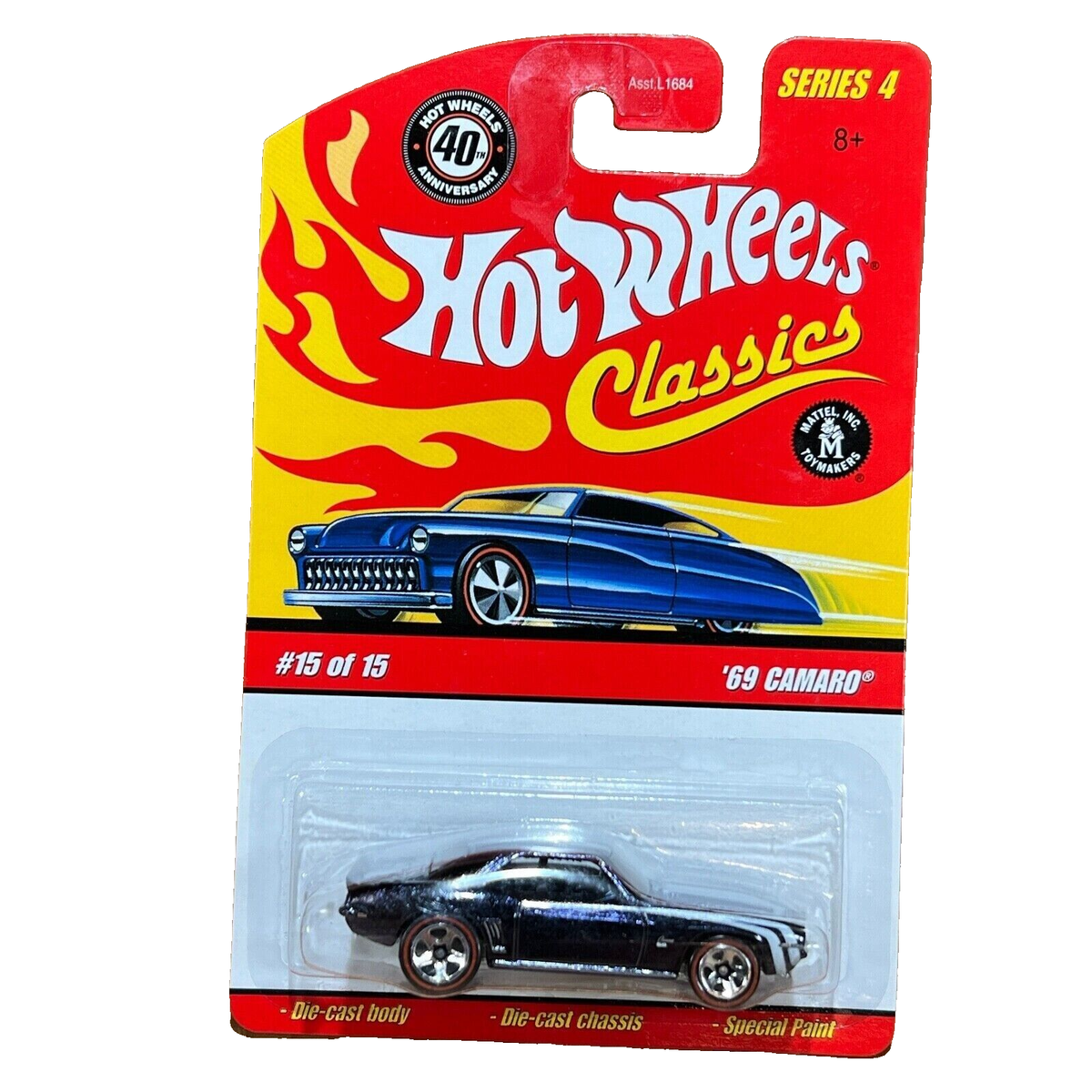 Hot Wheels Classics Series 4 - '69 Chevy Camaro - 40th Anniversary