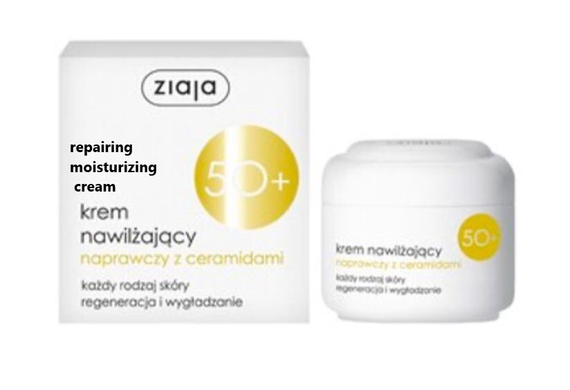 Ziaja repairing moisturizing cream with ceramides 50+, 50ml