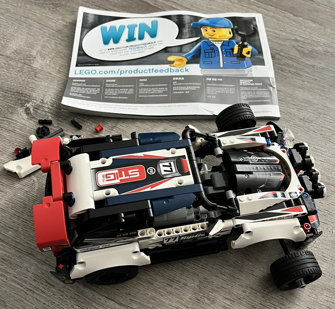 lommetørklæde appel Forældet LEGO Technic 42109: App-Controlled Top Gear Rally Car- Complete With Manual  99% 673419318624 | eBay
